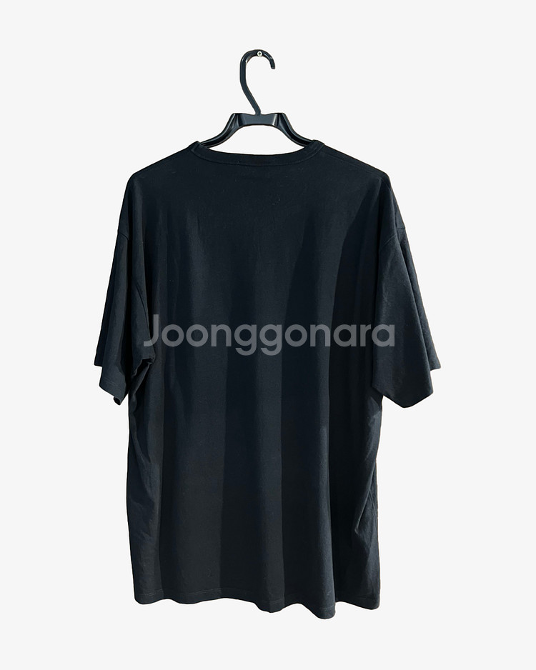 [M] 메종키츠네 밀리터리 여우 블랙 반팔티--1