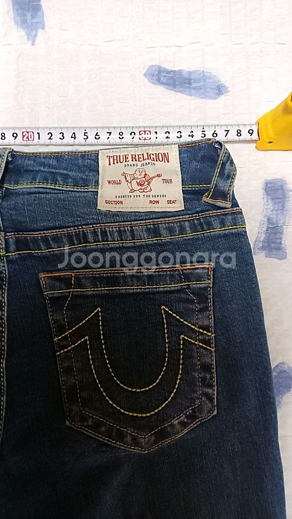 트루릴리전 스판청바지 실측27인치 기장94--5