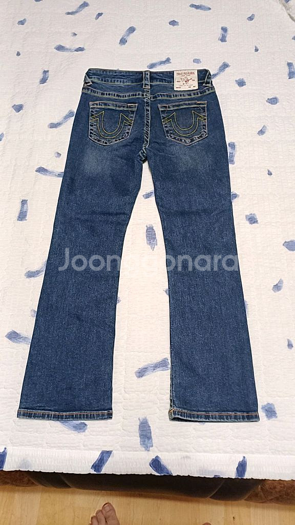 트루릴리전 스판청바지 실측27인치 기장94--3