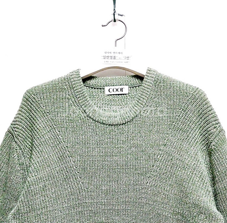 쿠어coor 니트L100-120 빅사이즈 니트 라운드넥--1