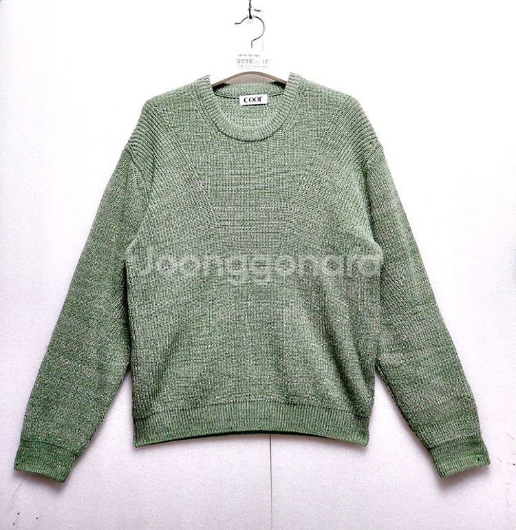 쿠어coor 니트L100-120 빅사이즈 니트 라운드넥--0