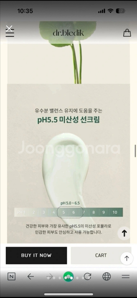닥터블레딕 진정 선크림--4