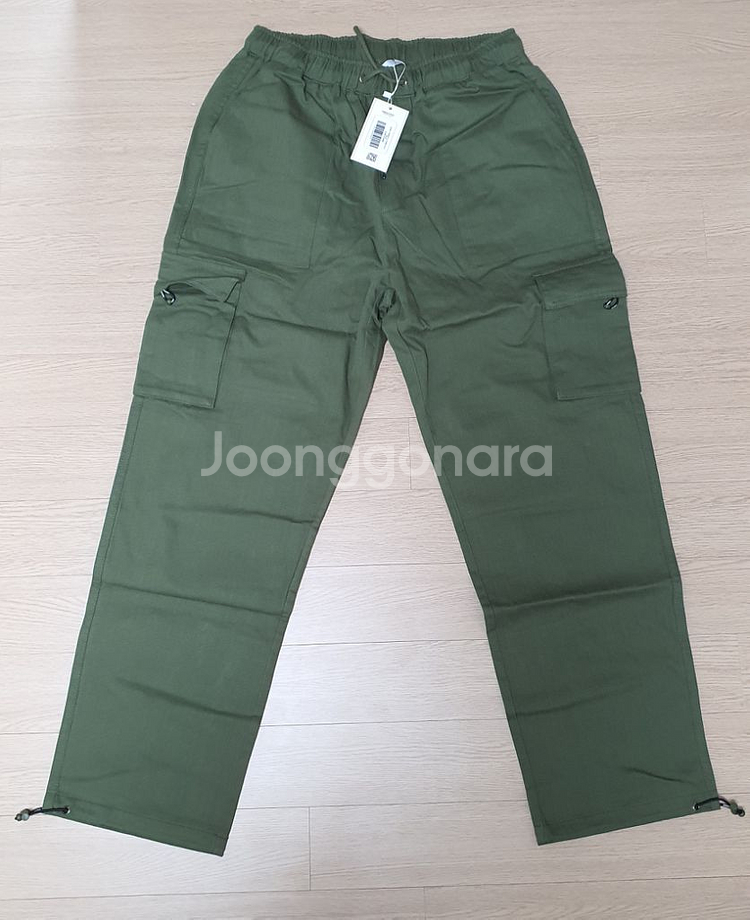 언아웃핏 카고바지 XL사이즈 (32-34인치정도) 카키--0
