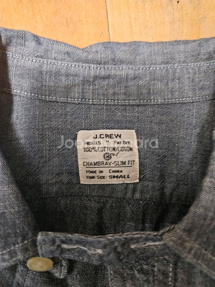 J.Crew 제이크루 샴브레이 슬림핏 100% 면셔츠--1