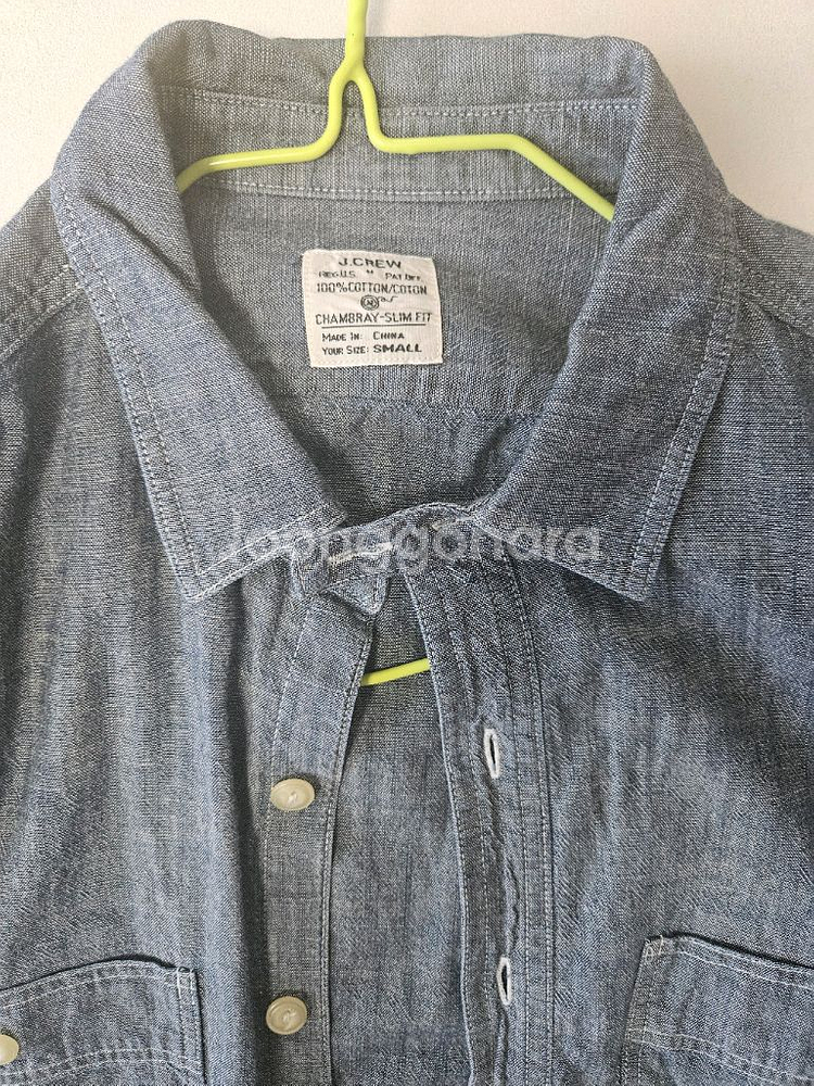 J.Crew 제이크루 샴브레이 슬림핏 100% 면셔츠--2