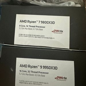 AMD 라이젠7-6세대 9800X3D(정품)