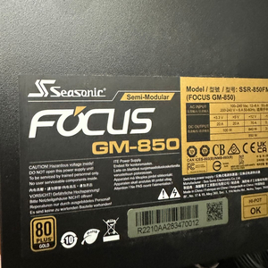 Seasonic (시소닉) FOCUS GM-850
