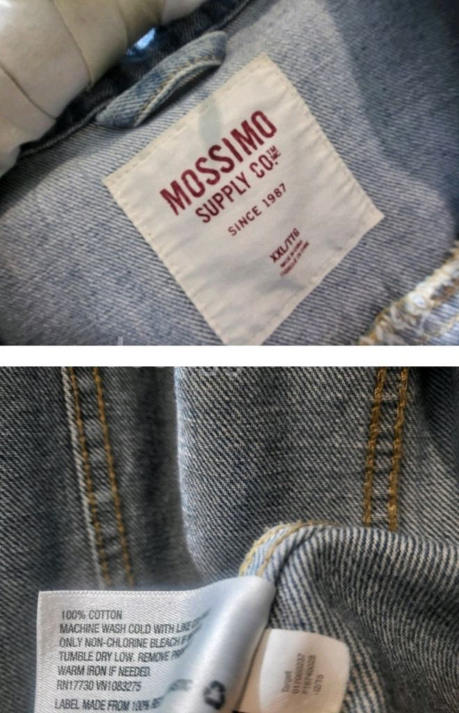 MOSSIMO 청자켓 (XXL/L)--2