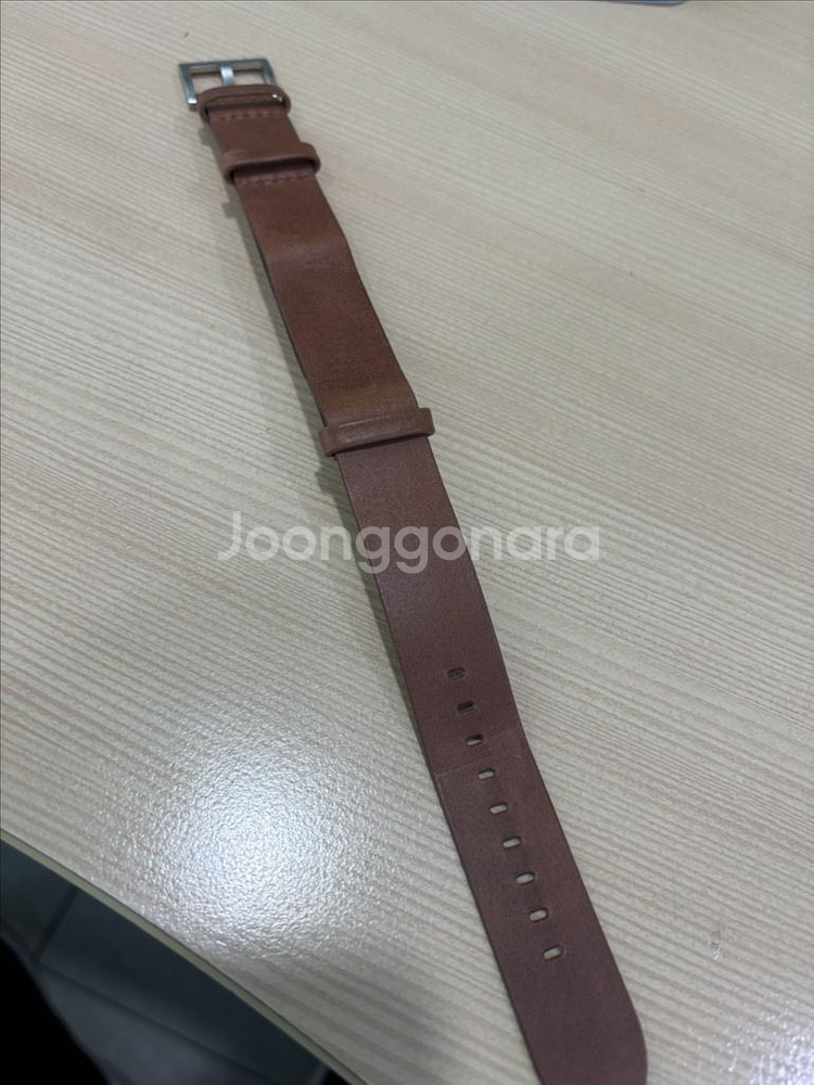 해밀턴 카키 메커니컬 정품 나토가죽--0