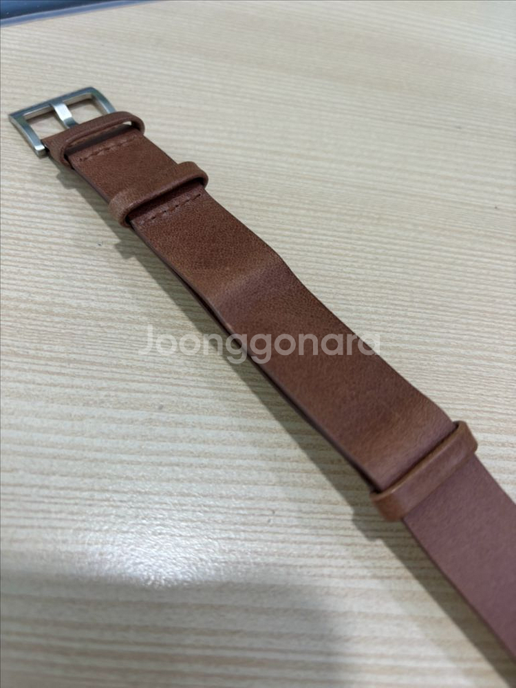 해밀턴 카키 메커니컬 정품 나토가죽--2