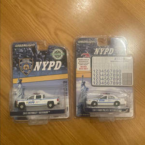 그린라이트 1/64 다이캐스트 뉴욕경찰 일괄 택포