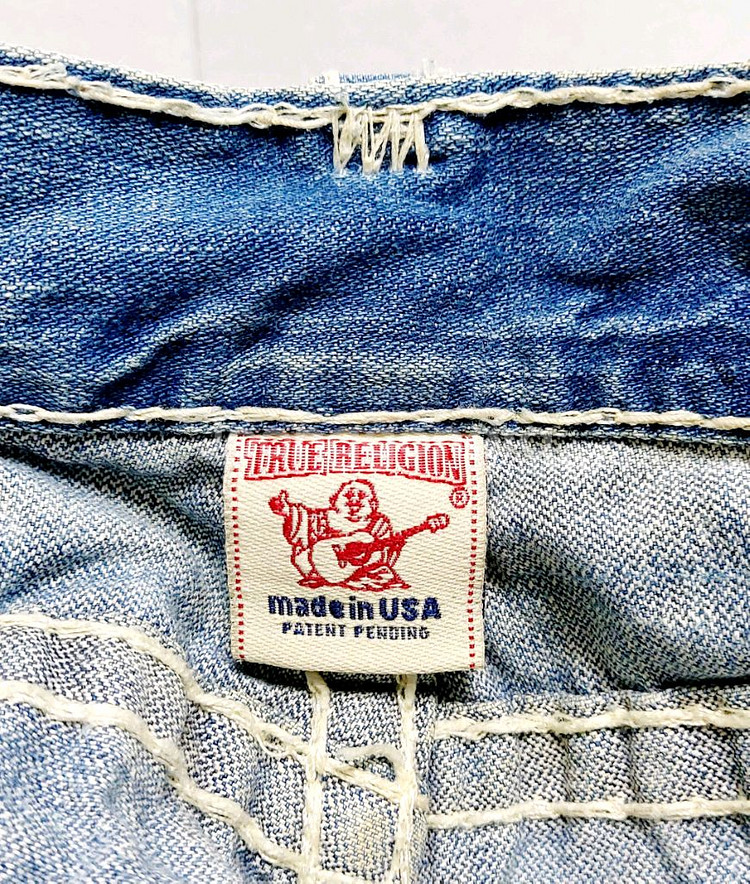 트루릴리전 남성청바지32-34/찢청 빈티지워싱--1