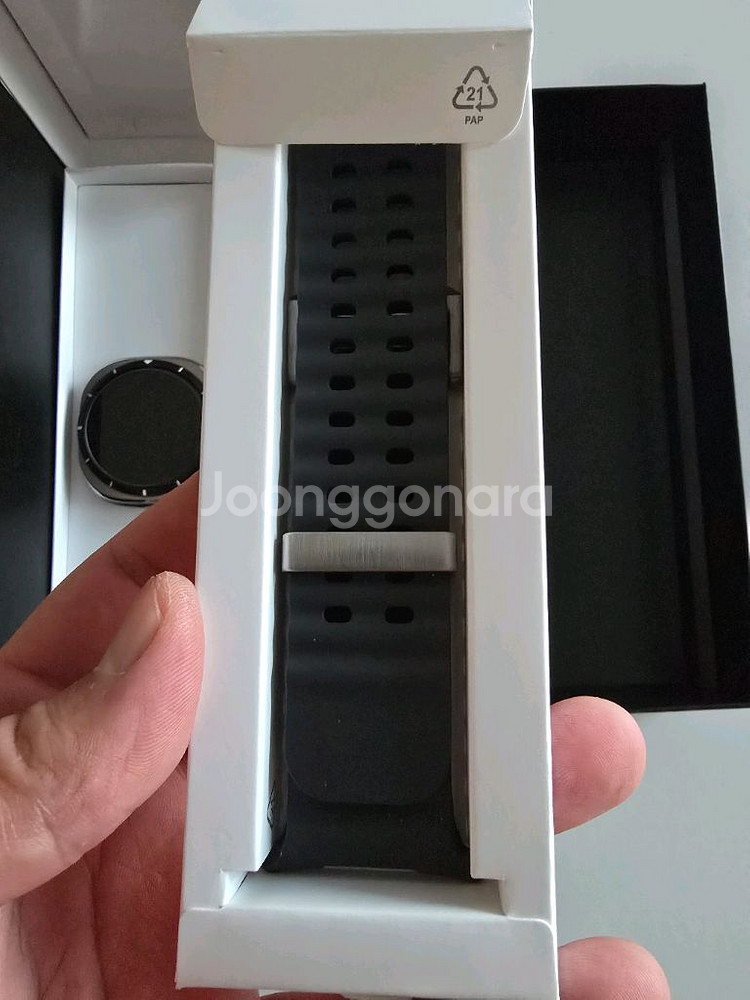 갤럭시워치 울트라 47mm 블랙 자급제 S급 풀박스--1