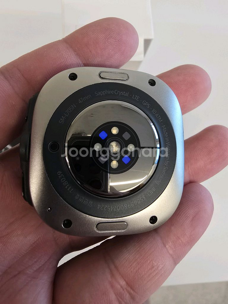 갤럭시워치 울트라 47mm 블랙 자급제 S급 풀박스--5