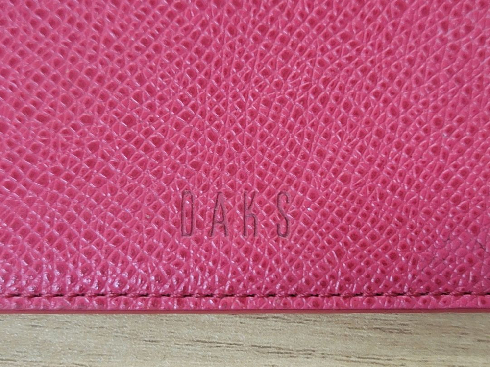 DAKS 닥스 소가죽 사피아노 명함 카드지갑--1