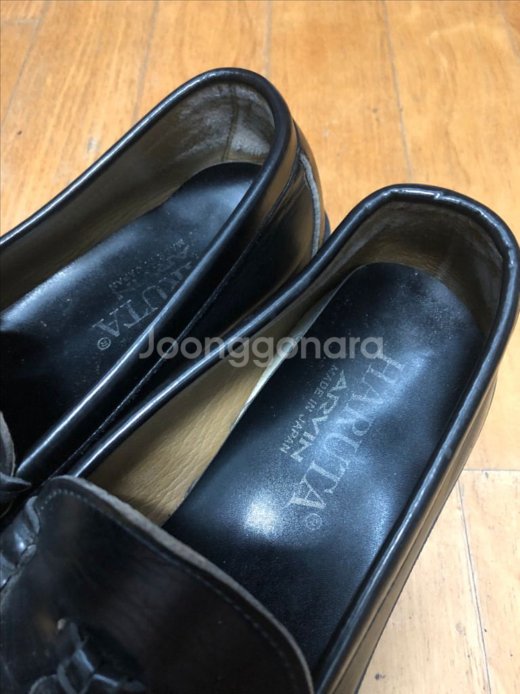 하루타 HARUTA 블랙 태슬 로퍼 260--3