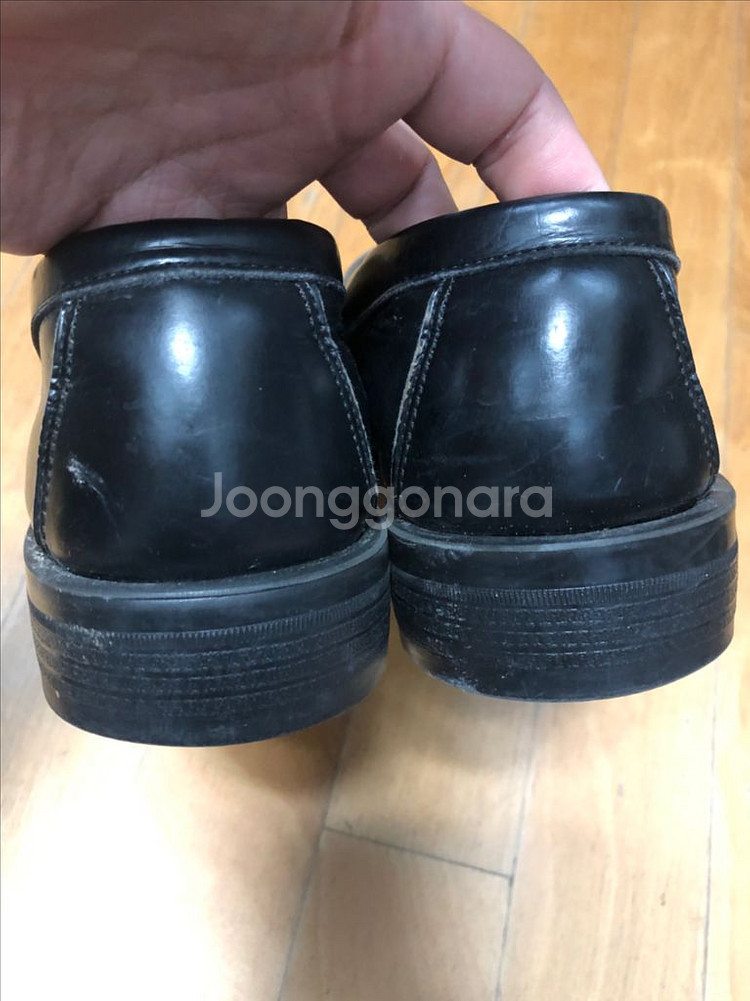 하루타 HARUTA 블랙 태슬 로퍼 260--5