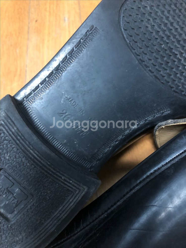 하루타 HARUTA 블랙 태슬 로퍼 260--7