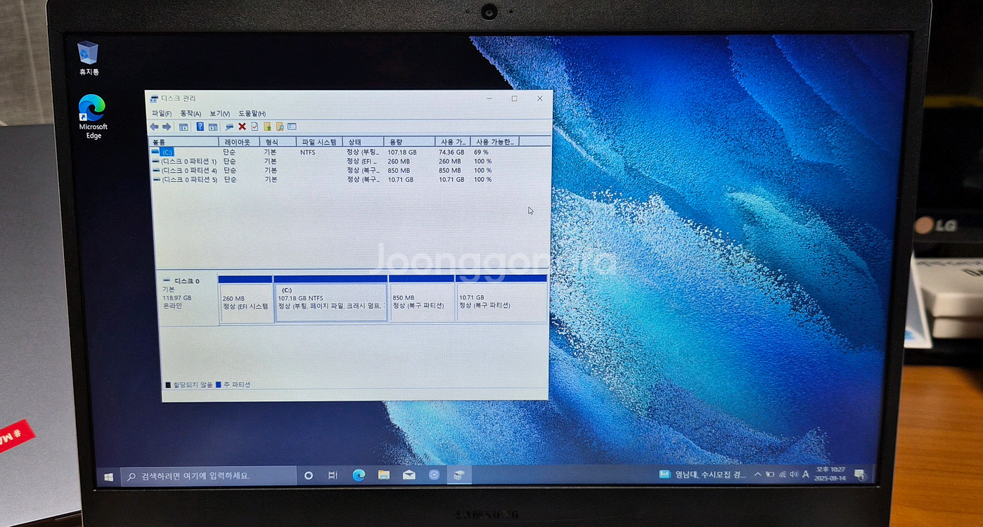 갤럭시 북고 NT345XLA, 충전기 포함--4