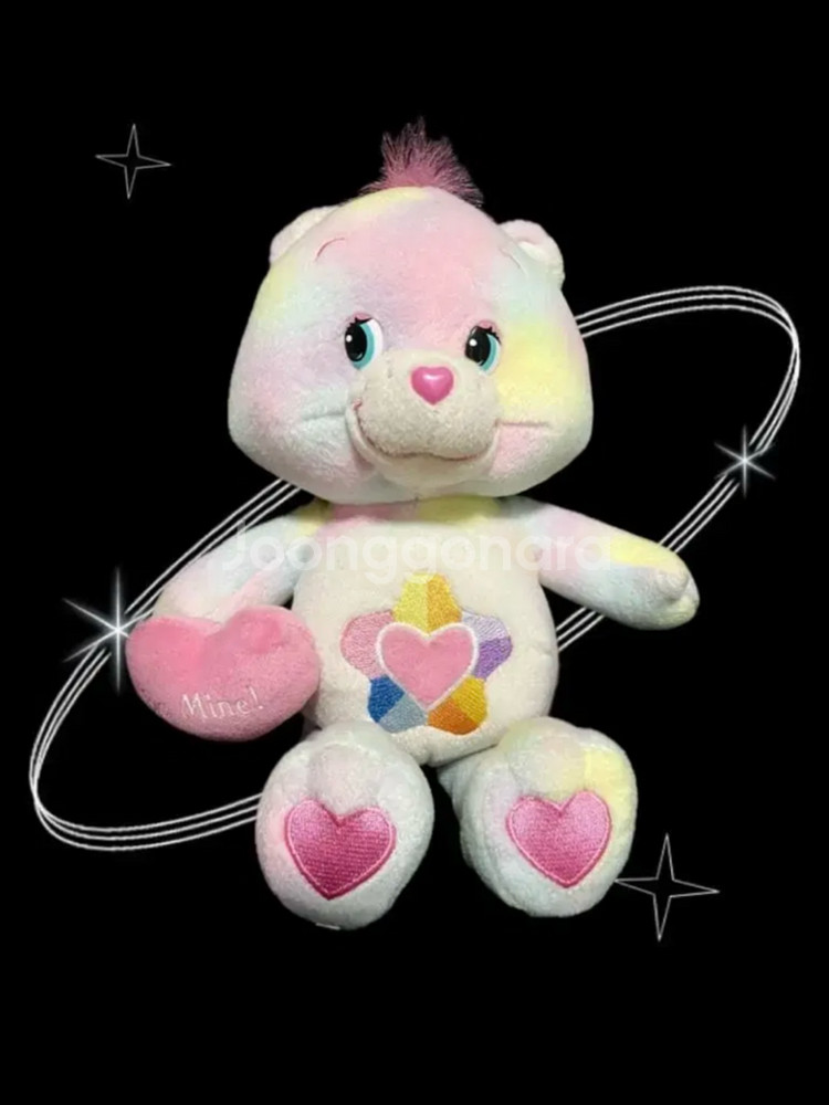 빈티지 케어베어 인형 트루하트베어--0