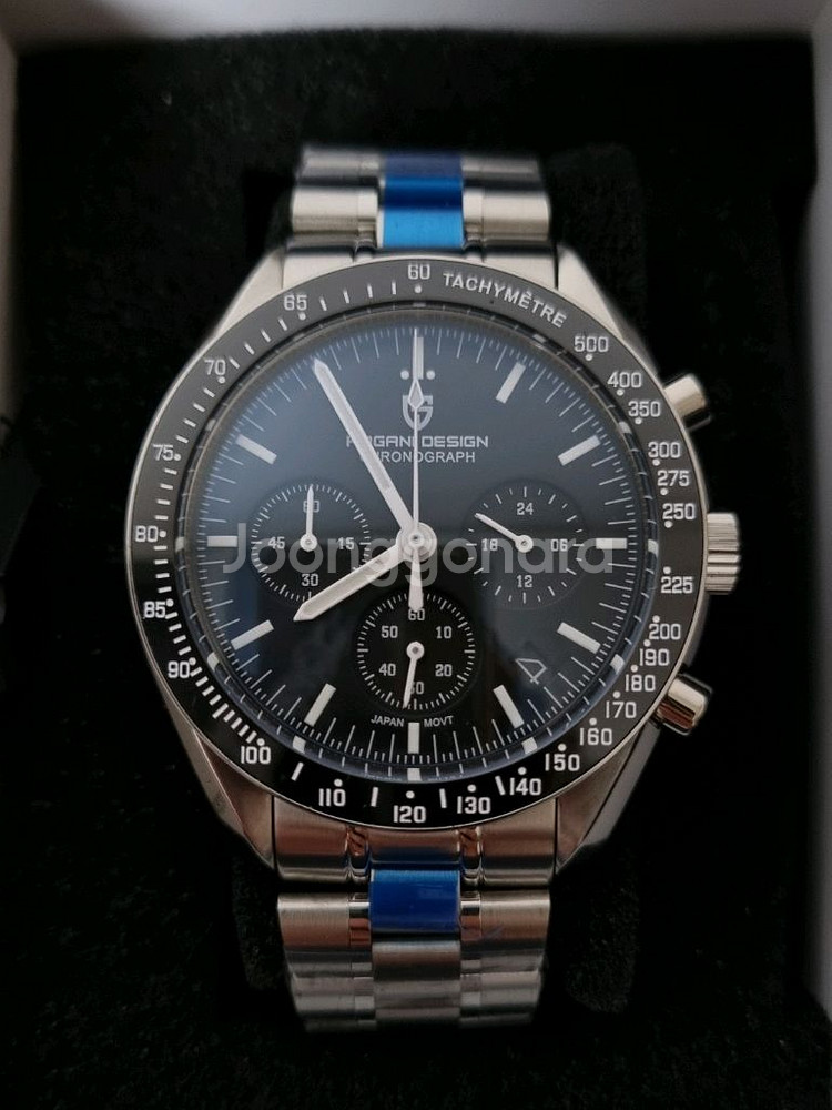 [파가니 디자인] 문워치 크로노그래프 시계 (새상품)--0