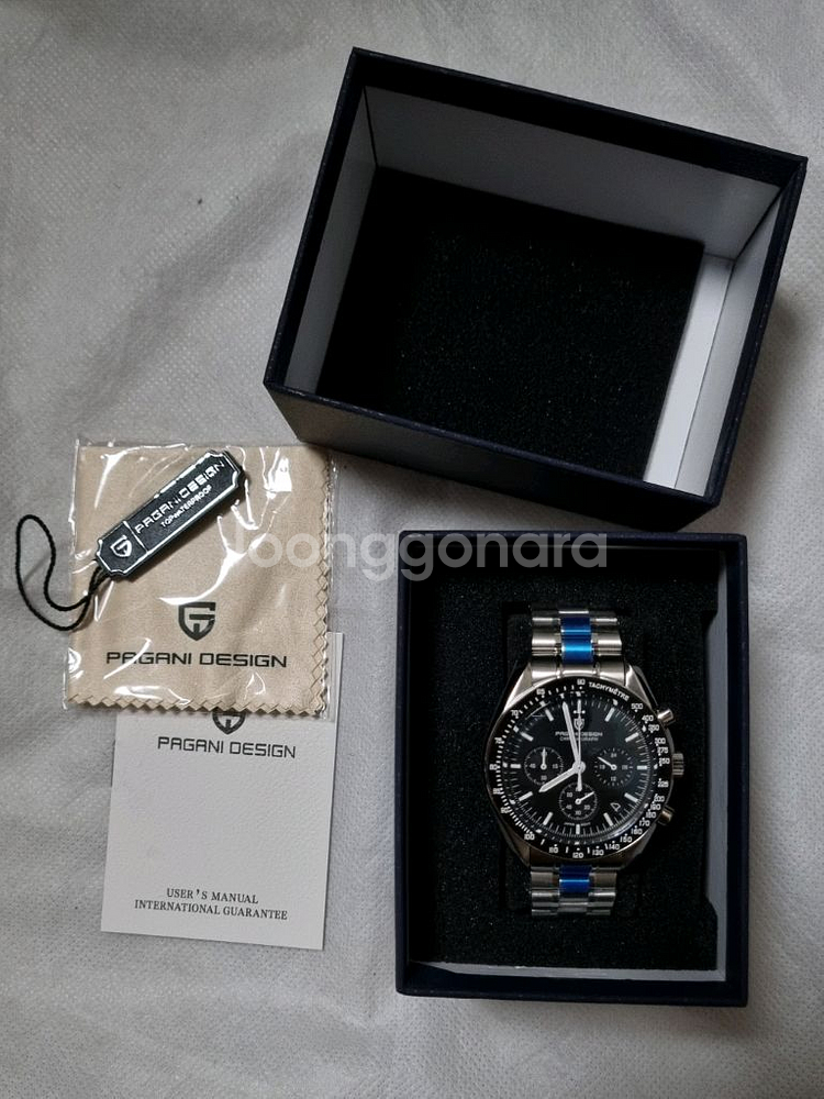 [파가니 디자인] 문워치 크로노그래프 시계 (새상품)--5