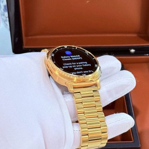 커스텀 24K 골드 도금 삼성 갤럭시 워치8 클래식