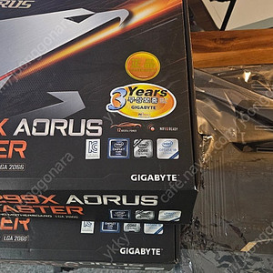 기가바이트 x299x aorus master 메인보드