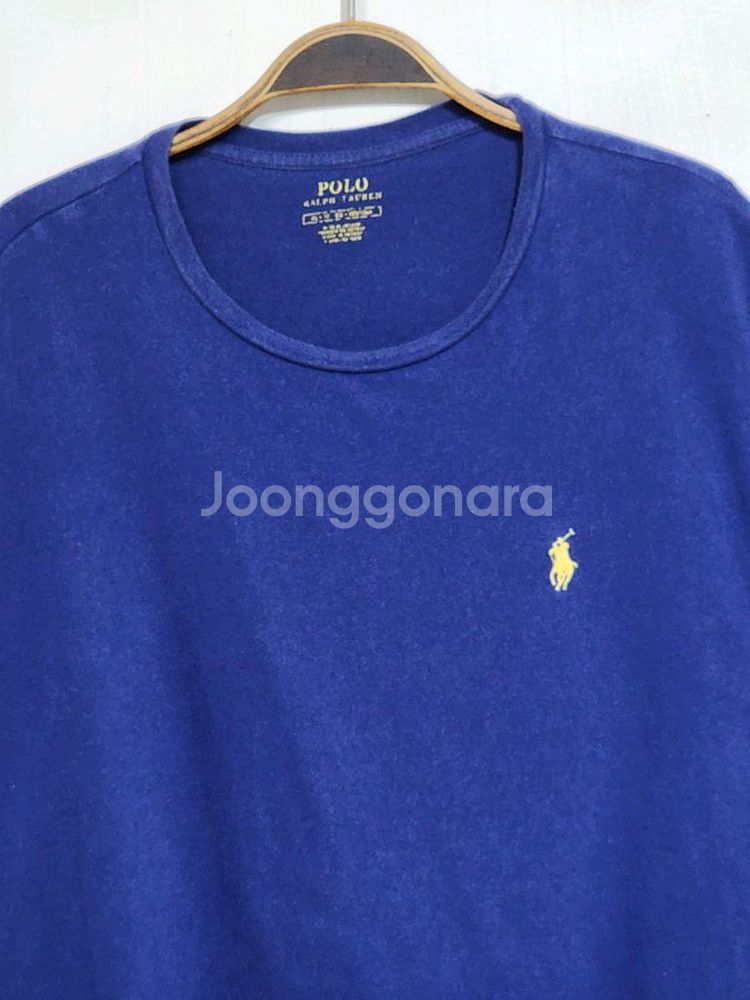 (XL) 랄프로렌 폴로 반팔티 라운드 로고 면티셔츠--1