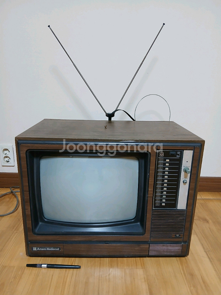 아남 CK-1666 tv 컬러방송 원년모델 박물관전시품--0