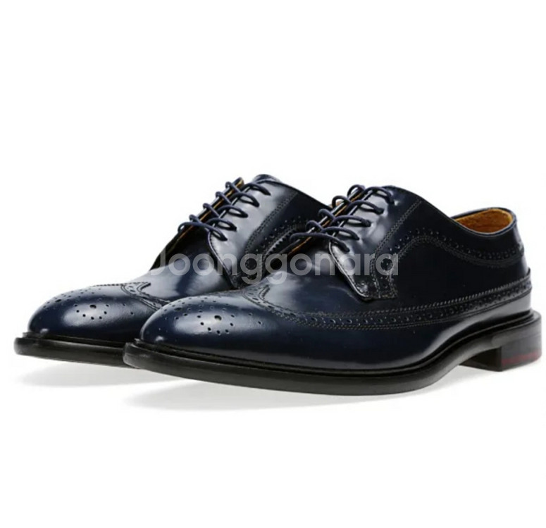 루나에비뉴7 폴스미스 블루블랙 체이스 브로그 구두 신발--0