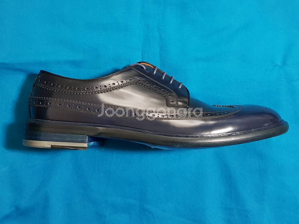 루나에비뉴7 폴스미스 블루블랙 체이스 브로그 구두 신발--4