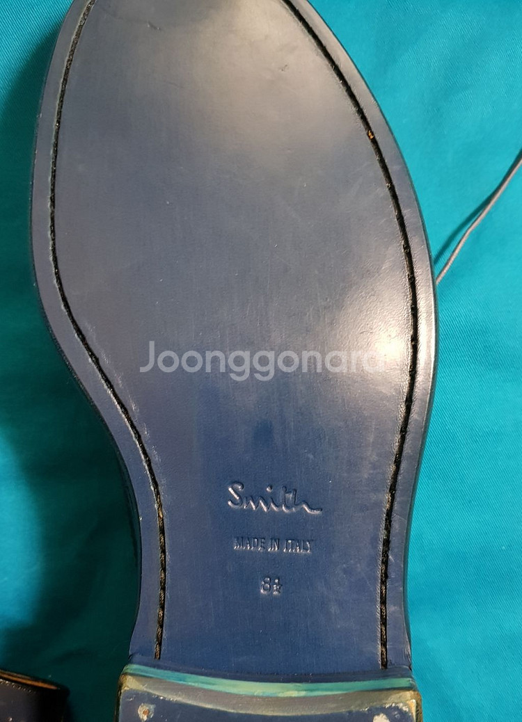 루나에비뉴7 폴스미스 블루블랙 체이스 브로그 구두 신발--6