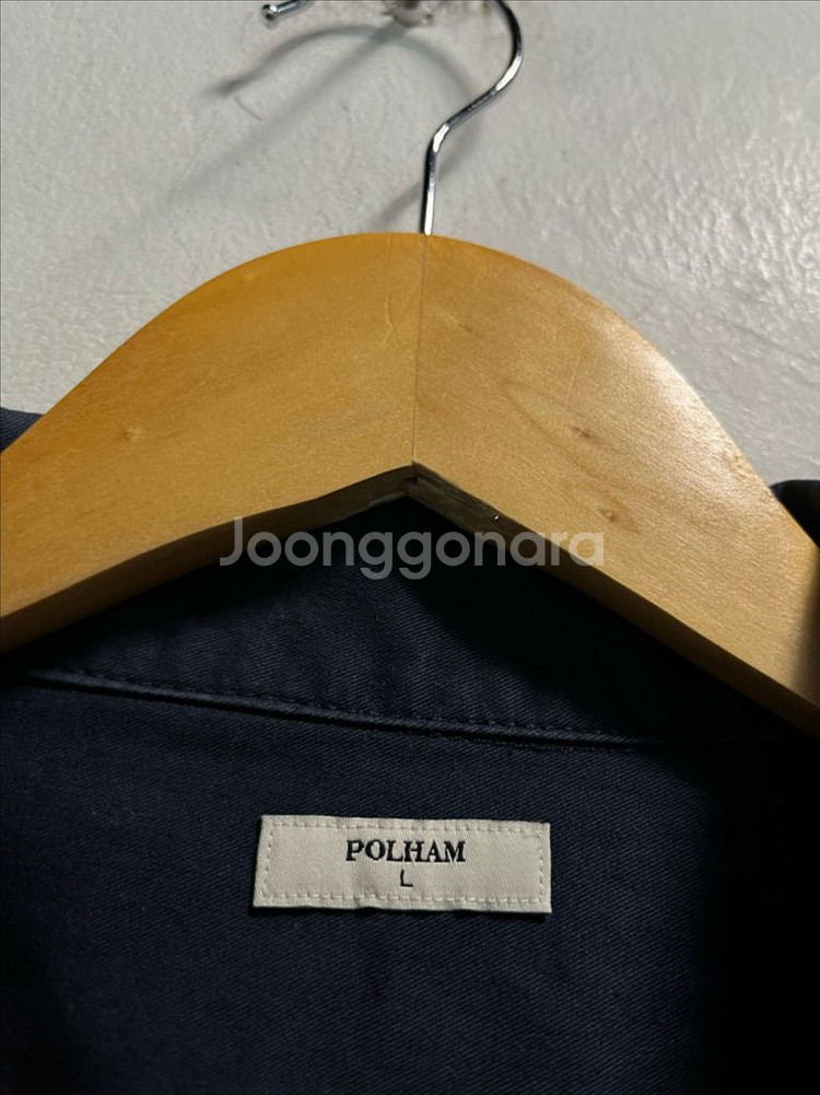 100-105 POLHAM 루즈핏 아메카지 셔츠 자켓--3