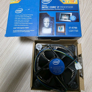 인텔 i7 4790 쿨러만 판매(미개봉)/LGA1150