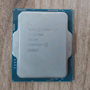 인텔 i7 12700K CPU 단품 팝니다
