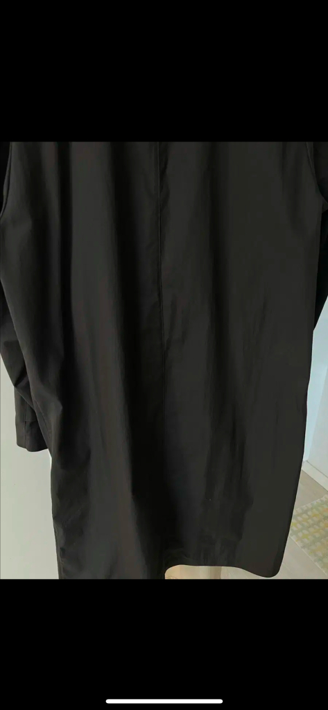 유니클로U 싱글 브레스티드 코트 차콜--4