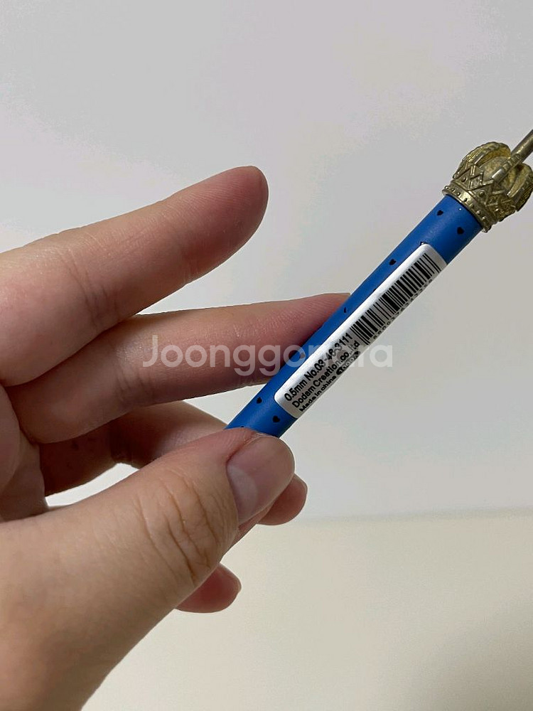 왕관 장식 0.5mm 샤프 (블루)--2