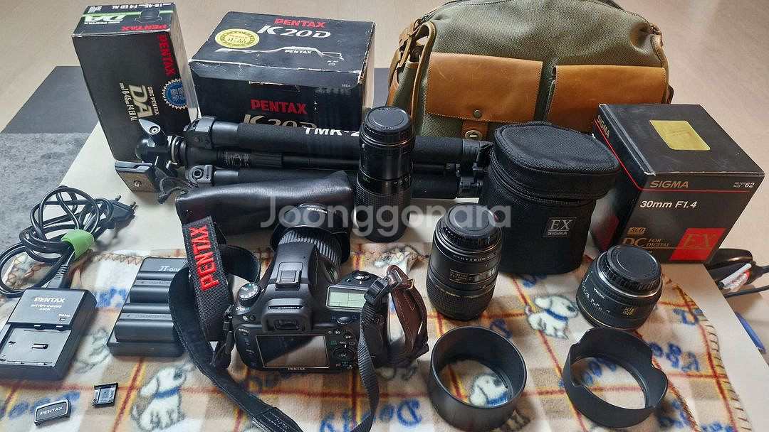 펜탁스 k20d 카메라 렌즈셋트--0