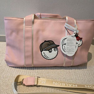 말본골프백 캐디백 보스턴백 핑크