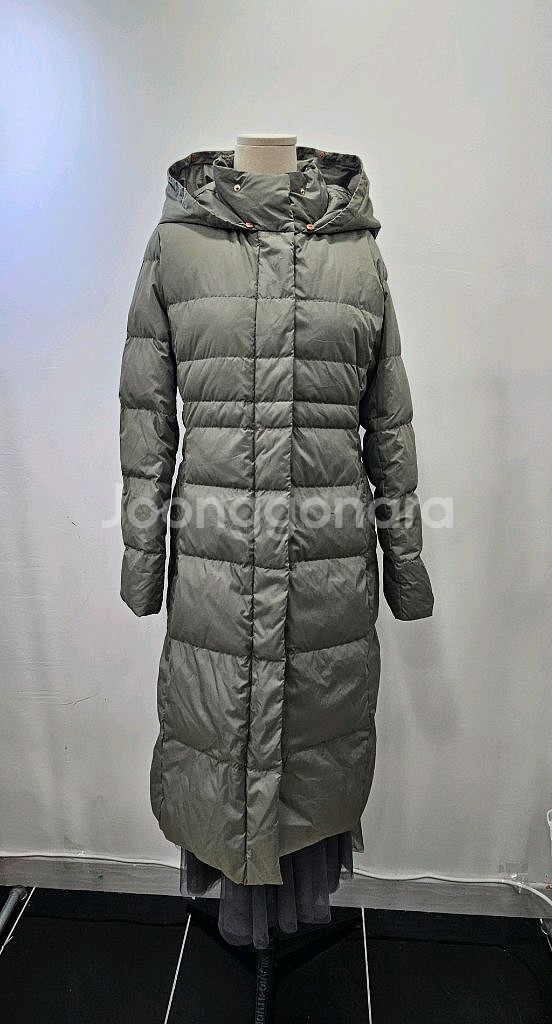 라인(LINE) 롱패딩 S(후드 털X)--1