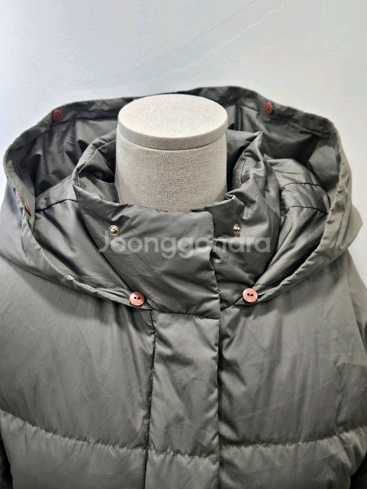 라인(LINE) 롱패딩 S(후드 털X)--3