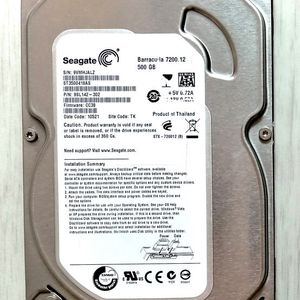 500GB 하드(Seagate 데스크탑HDD)(택포)