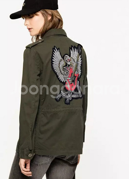 쟈딕앤볼테르 여성 KAYAK BIS 스컬 야상 재킷 S--0