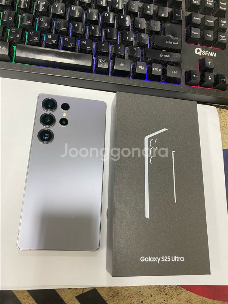 KT 갤럭시S25울트라 실버블루 A급 512G 무잔상--0