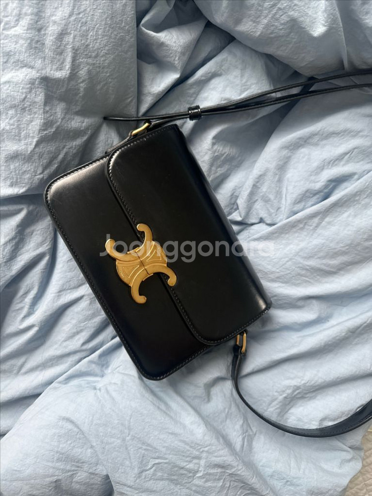 셀린느 트리옹프 샤이닝 카프스킨 틴백 정품(신세계강남)--1