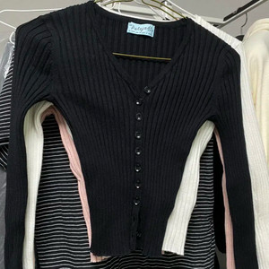 페일제이드 맥 가디건 브이넥 v넥 블랙
