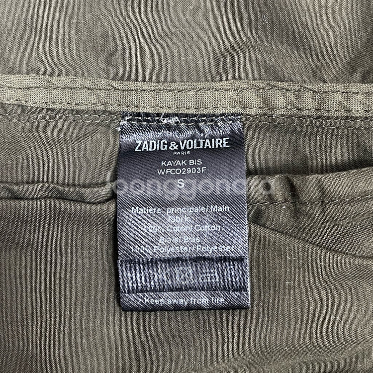 쟈딕앤볼테르 여성 KAYAK BIS 스컬 야상 재킷 S--9