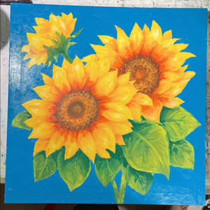 행운을 불러오는 해바라기 그림 S8호