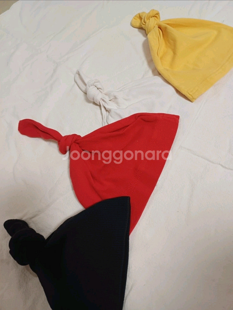 꼭지모자 4종 일괄--0